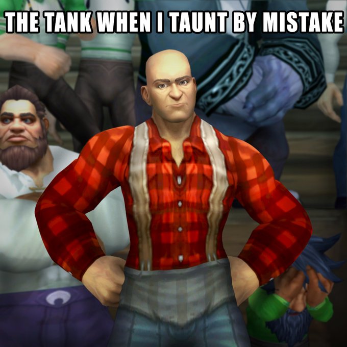 World of warcraft tank meme